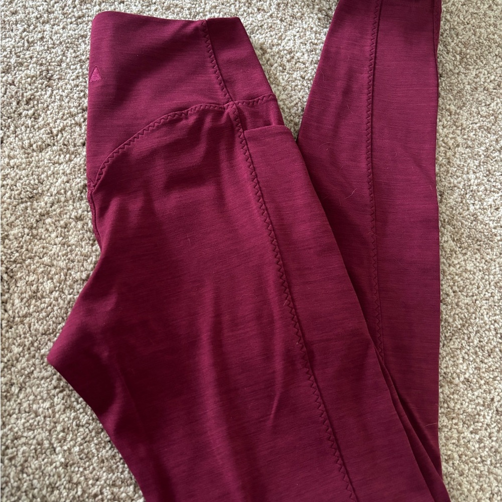 Vitality Burgundy Leggings